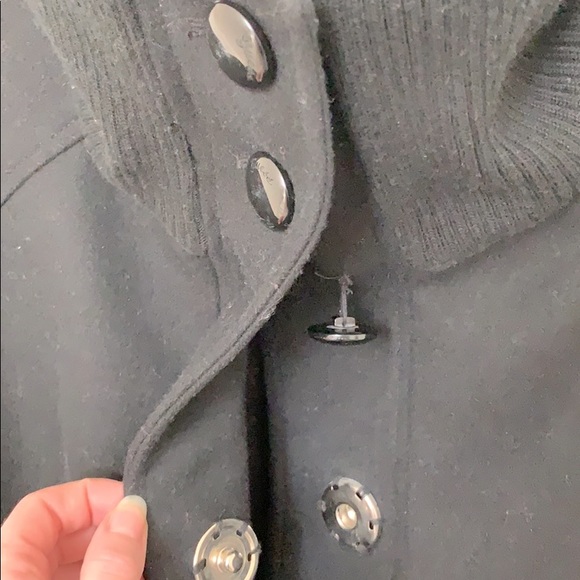 Guess Jeans Womens size M jacket. Well loved. Wool blend - Picture 4 of 4